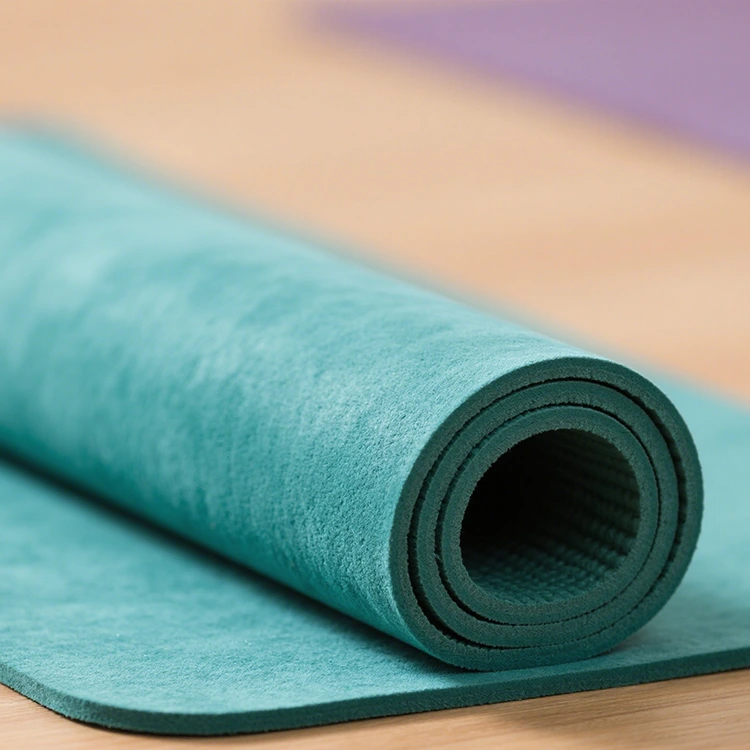 Umweltfreundliche ultradünne Wildleder-Yogamatte
