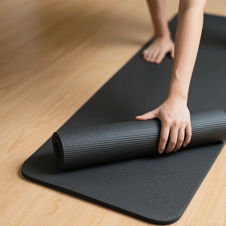 Nicht rutschende antimikrobielle Gummi-Yogamatte